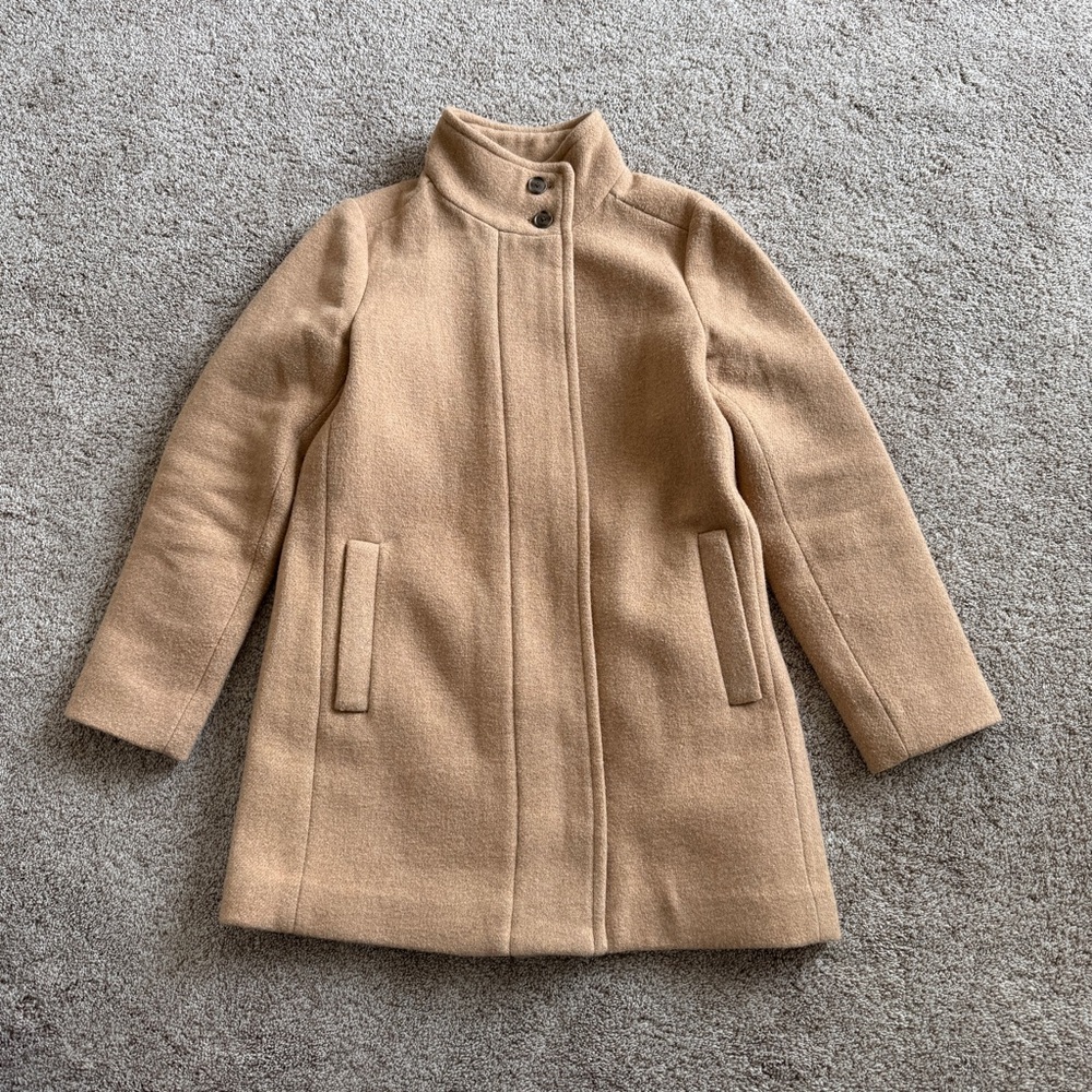 J. Crew Factory Wool Blend City Coat Size 4